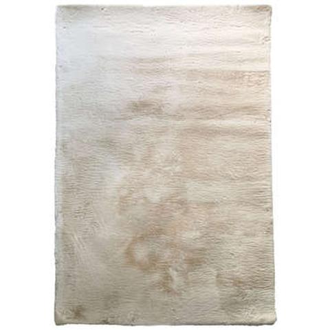 Carpette 60x115 cm rabbit coloris beige pas cher