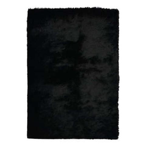 Tapis 120x170 cm mila coloris noir pas cher