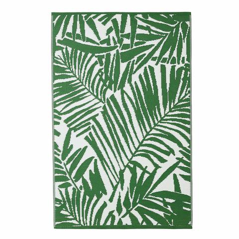 Tapis feuilles de palmier indoor / outdoor , catalpa pas cher
